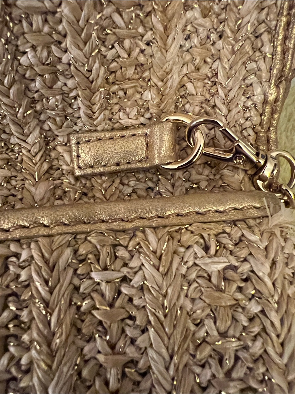 Henri Bendel Debutante
Asymmetrical Folding 
Raffia Wristlet/Clutch NWOT - Picture 11 of 13